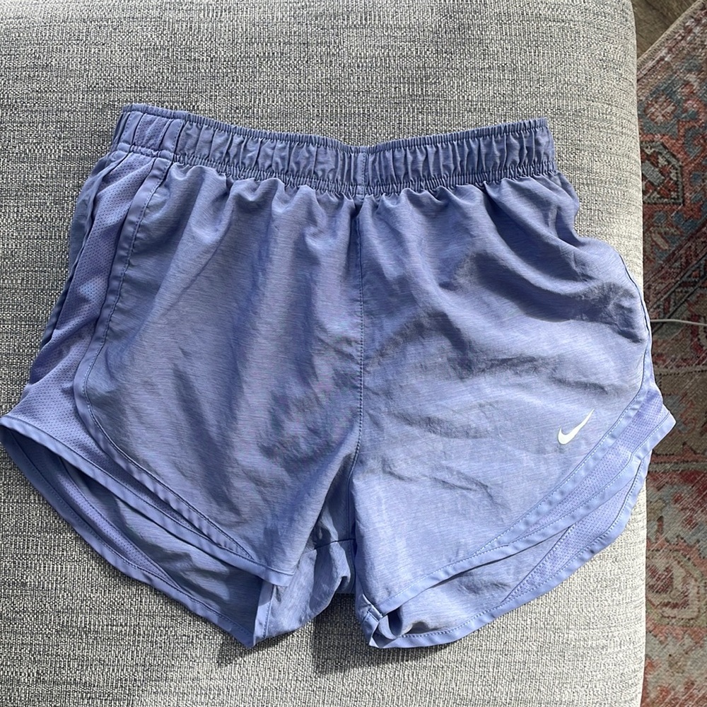 Nike DriFit womens running shorts size S purple / lavender